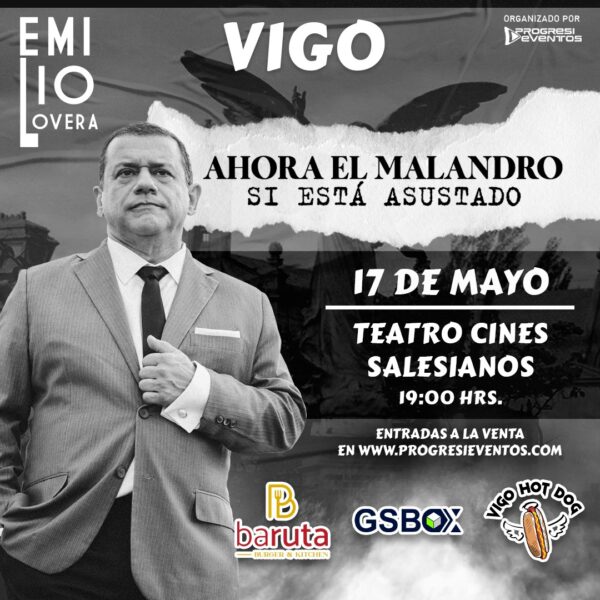 Emilio Lovera en Vigo