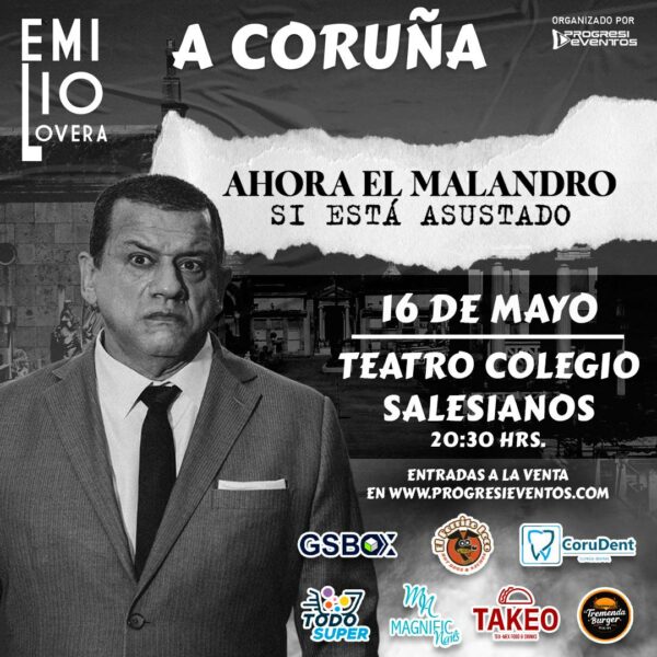 Emilio Lovera en la Coruña